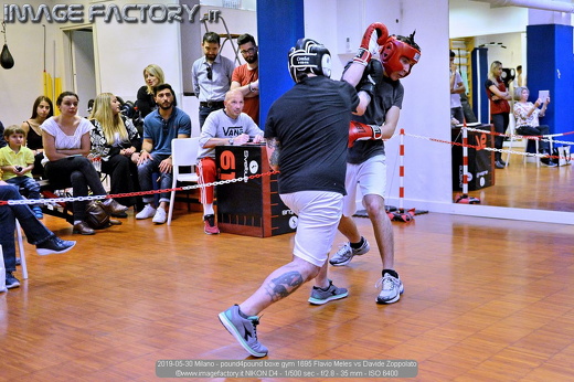 2019-05-30 Milano - pound4pound boxe gym 1695 Flavio Meles vs Davide Zoppolato